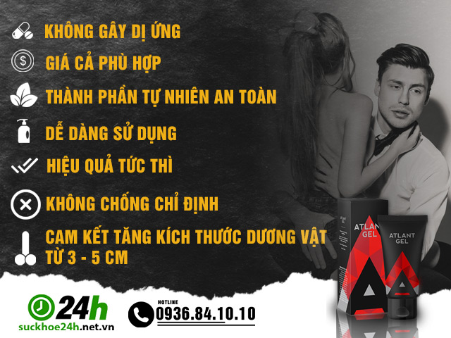 Ưu điểm của Atlant Gel