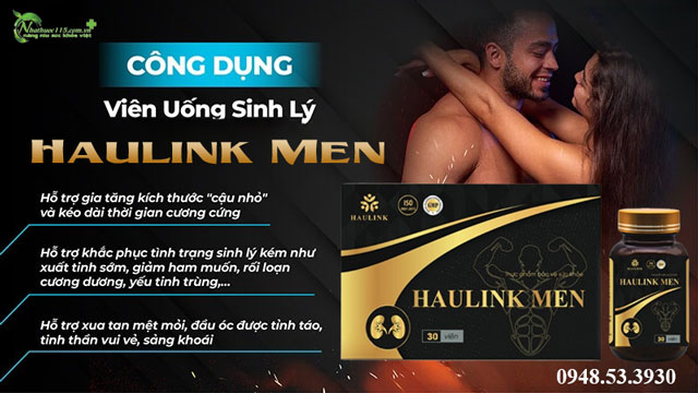 Công dụng viên uống Haulink Men