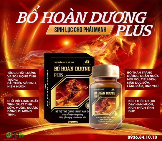 Bổ Hoàn Dương Plus là gì, công dụng ra sao, mua ở đâu chính hãng ?