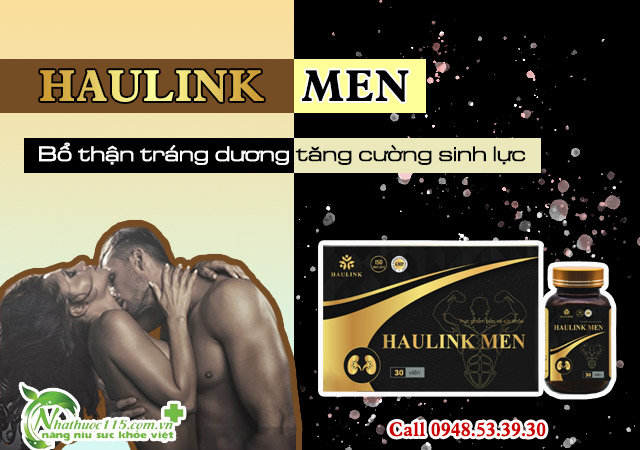 Haulink Men có tốt không ? Thành phần công dụng giá bán mua ở đâu?