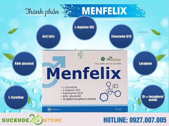 Menfelix có tác dụng phụ không