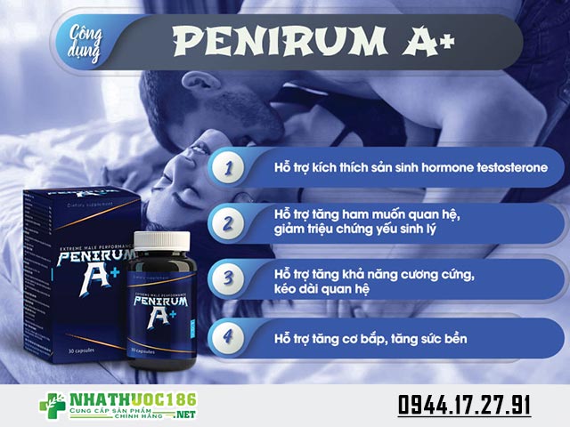 tác dụng của Penirum A+