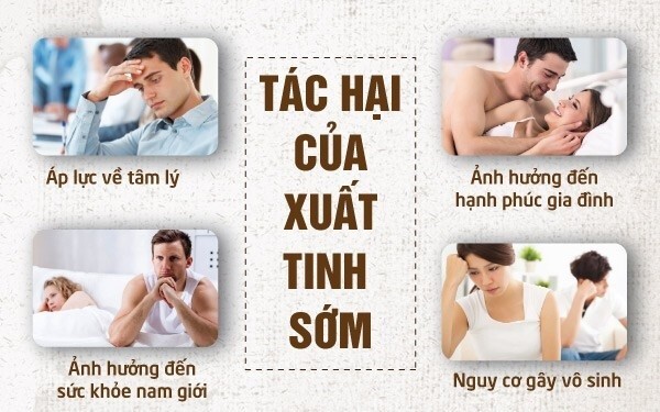 tác hại của xuất tinh sớm