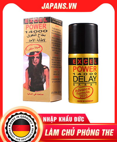 Excel Power 14000 Delay Spray an toàn hiệu quả